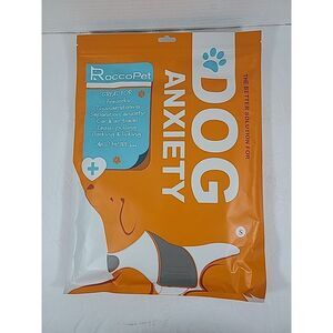 RoccoPet Anxiety Jacket Shirt For Dogs‎ Size Small 15-25 Lbs. New